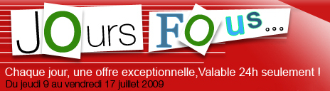 Soldes Été 2009 - Les Jours Fous Sarenza Soldes Été 2009 - Les Jours Fous Sarenza