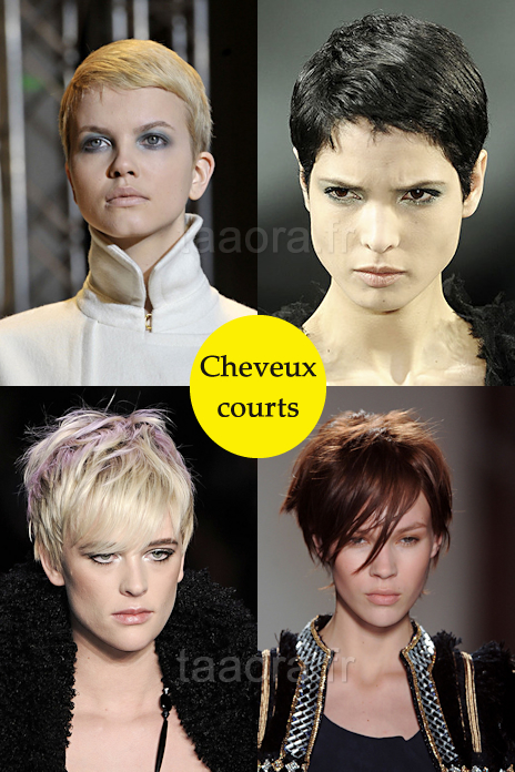 Cheveux courts mode hiver 2012