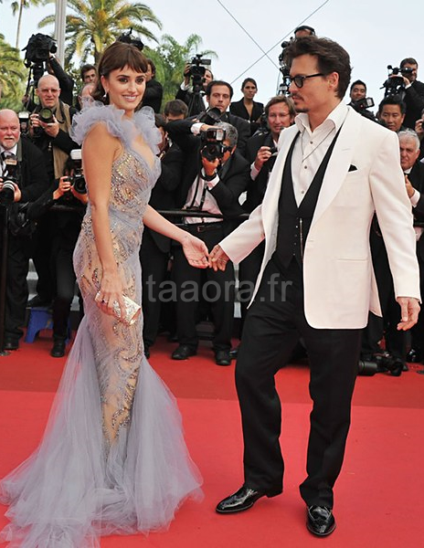 Penélope Cruz et Johnny Depp Festival Cannes