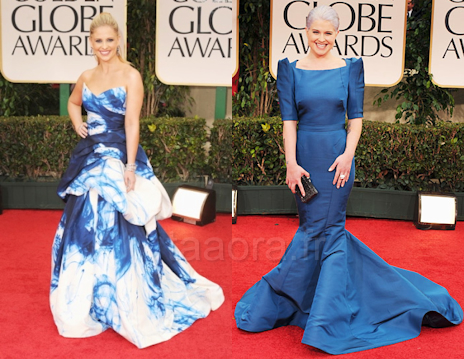 Les pires robes des Golden Globes 2012