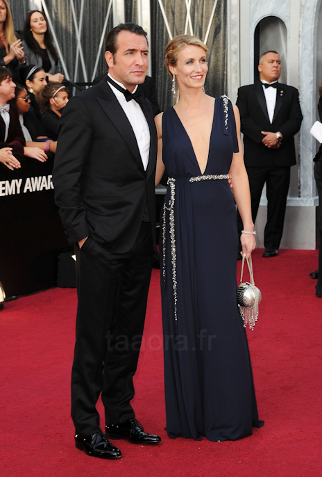 Jean Dujardin Alexandra Lamy Oscars 2012