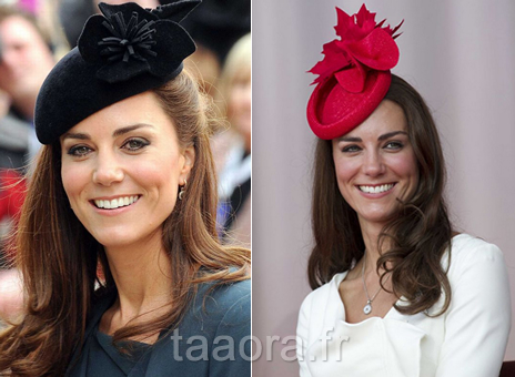 Kate Middleton avec chapeau