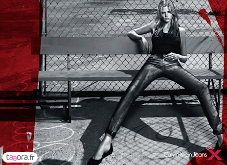 Campagne Calvin Klein Jeans avec Lara Stone