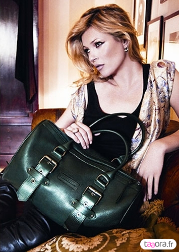 Kate Moss campagne Longchamp Automne 2010