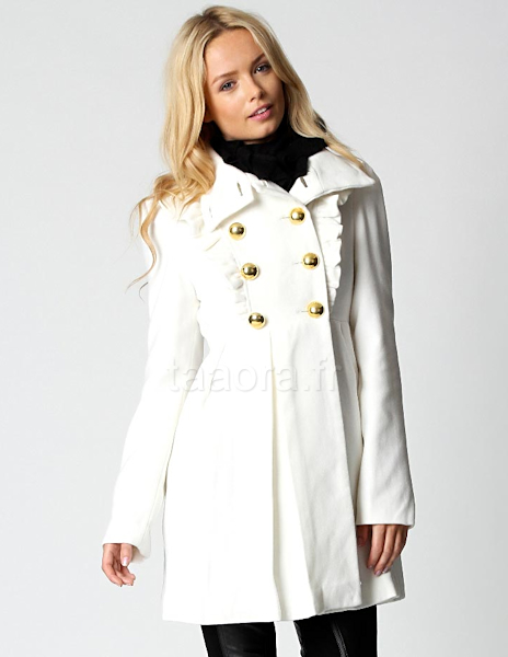 manteau femme chic blanc