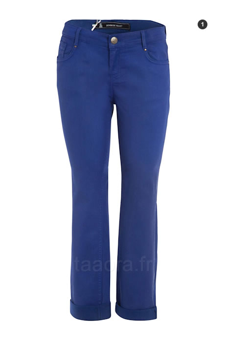 Pantalon bleu dur Été 2012