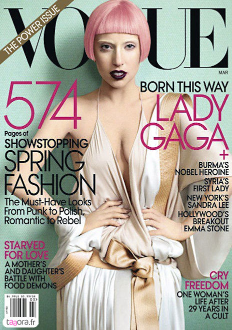 Lady Gaga couverture Vogue US