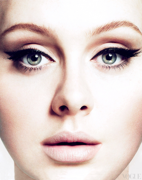 Portrait chanteuse Adele