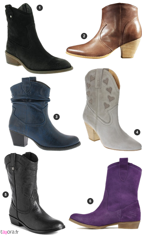 Boots style western hiver 2009-2010