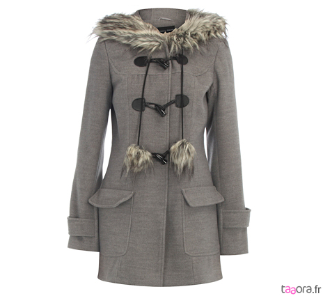 Mode Manteaux Duffle-coats Blind Date Duffle-coat noir style d\u2019affaires 