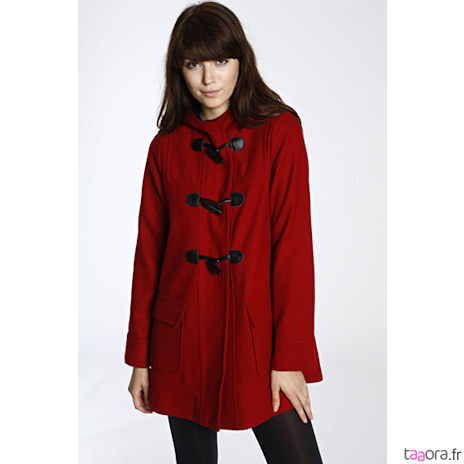 Duffle-coat rouge
