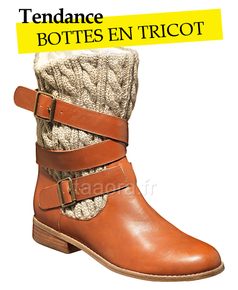 Boots tricotées