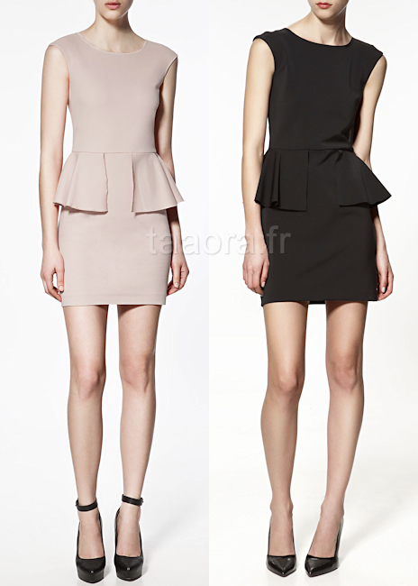 Robe peplum
