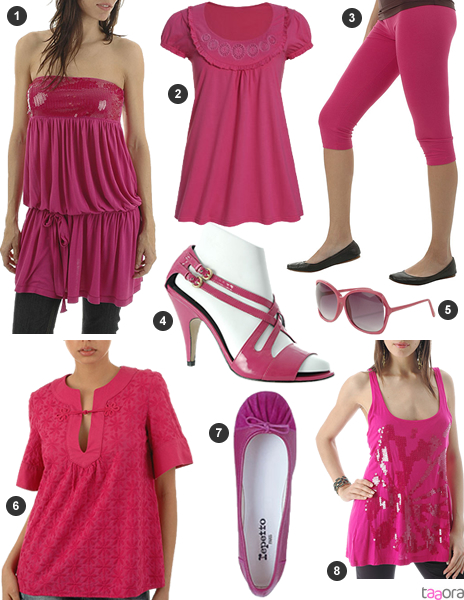 Vêtements roses