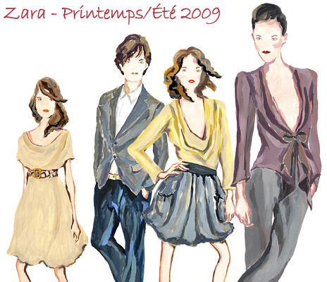 Collection Zara Printemps/Été 2009