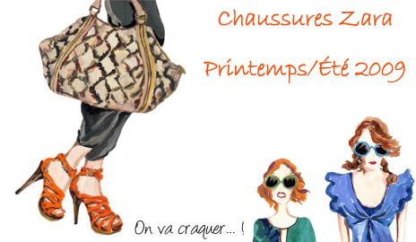 Chaussures Zara Printemps/Été 2009