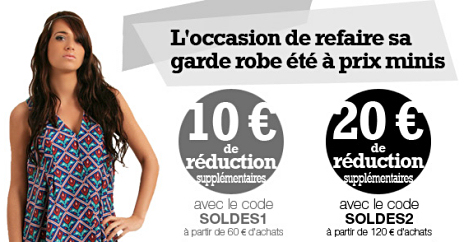 Soldes Été 2009 – Codes promo MonShowroom