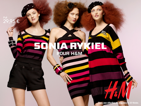 Campagne Sonia Rykiel x H&M printemps 2010