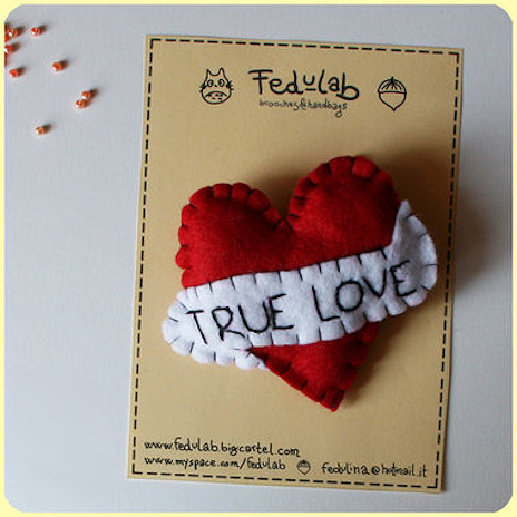 Broche coeur True Love de FeduLab