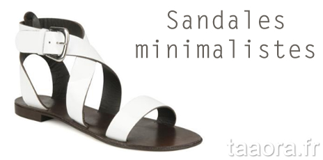 Sandales minimalistes