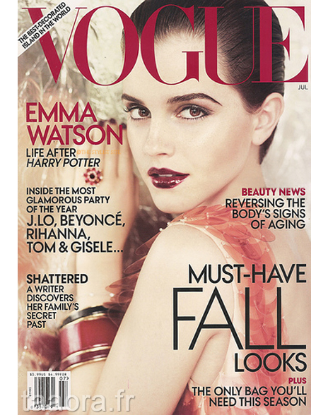 Emma Watson – Vogue US juillet 2011