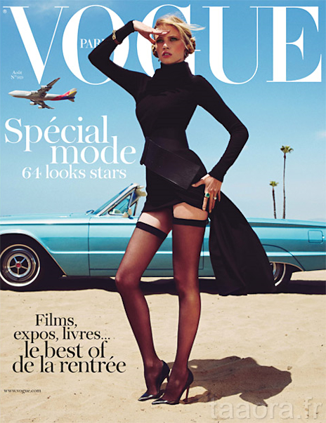 Lara Stone – Vogue Paris août 2011