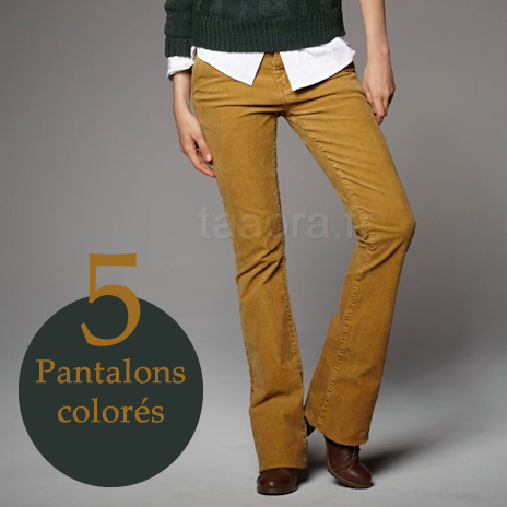 Pantalons colorés pour l’automne