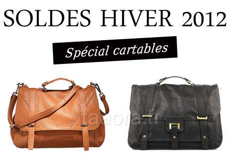 Cartables Soldes Hiver 2012