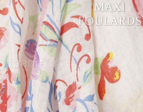 Maxi foulard de printemps