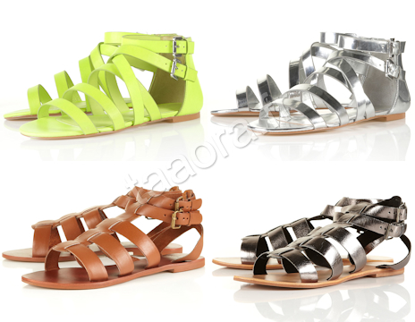 Spartiates Topshop