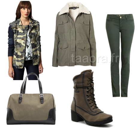 Mode militaire femme Hiver 2013 : guide shopping