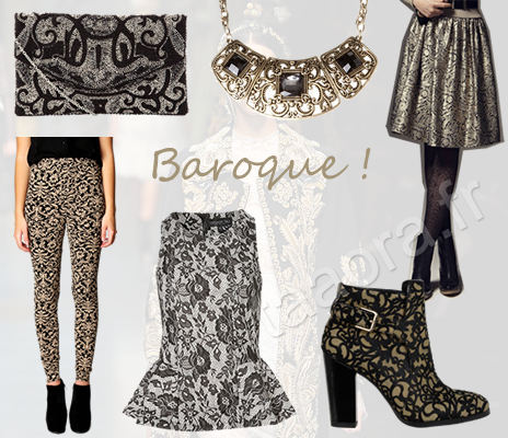 Mode baroque tendance Hiver 2013