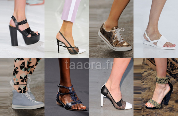 Chaussures tendance Printemps-Été 2014