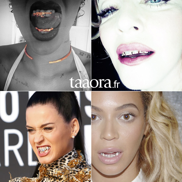 Grillz dentier Rihanna Madonna Beyoncé