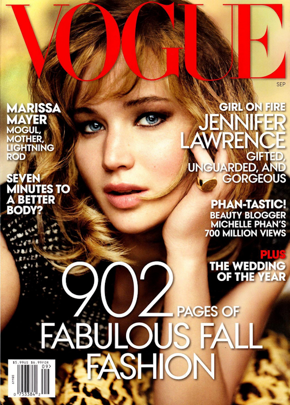 Jennifer Lawrence Vogue septembre 2013