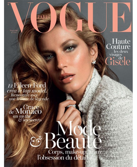 Gisele Bündchen Vogue novembre 2013