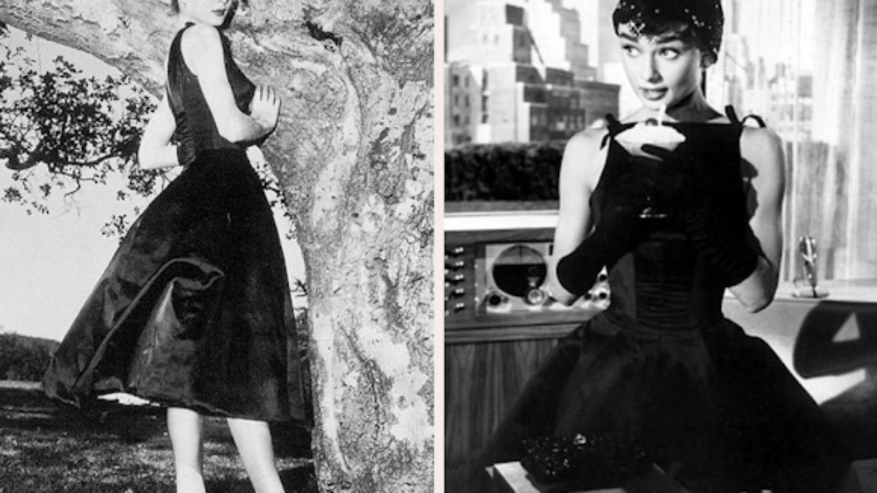 Une robe noire style Audrey Hepburn ...