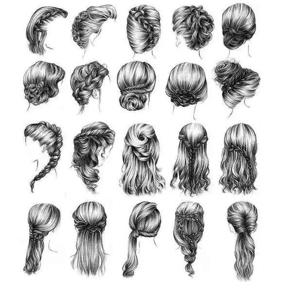 Idées de coiffures cheveux longs
