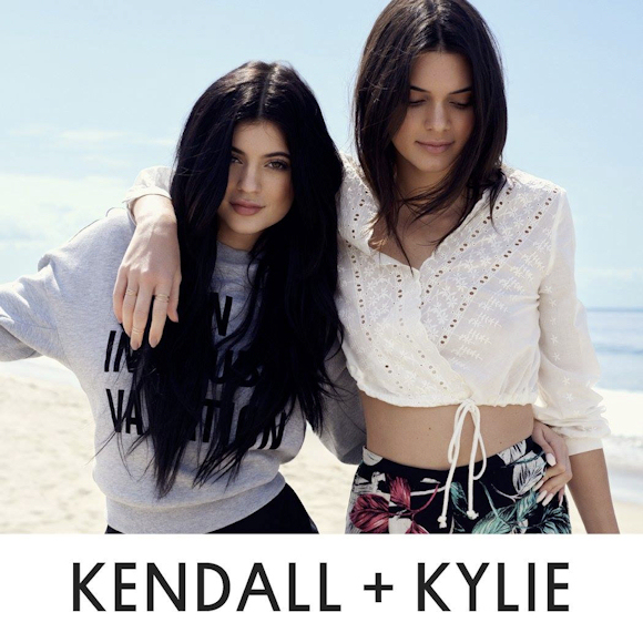 Kendall Jenner et Kylie Jenner pour Topshop