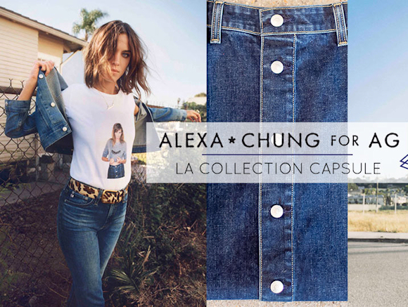 Alexa Chung AG Jeans collection