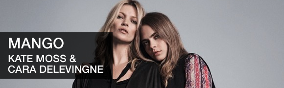 Mango Kate Moss Cara Delevingne Collection Automne-Hiver 2015-2016
