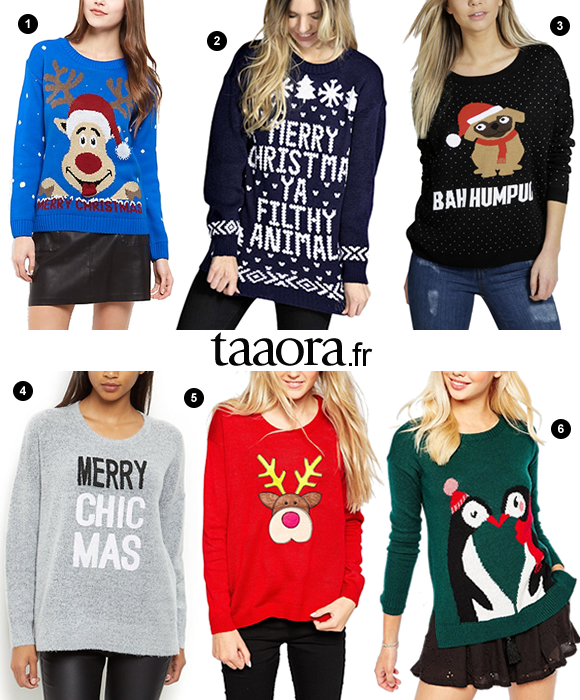 Pulls de Noël 2015 : 6 modèles à messages ou motifs originaux – Taaora – Blog Mode, Tendances, Looks