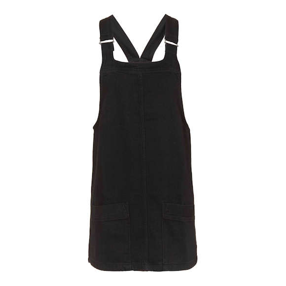 Robe en jean noir Topshop
