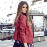 Débardeur Cropped Express – Taille XS – Orange Brûlé – Nœuds Latéraux Motard – Neuf Avec étiquettes