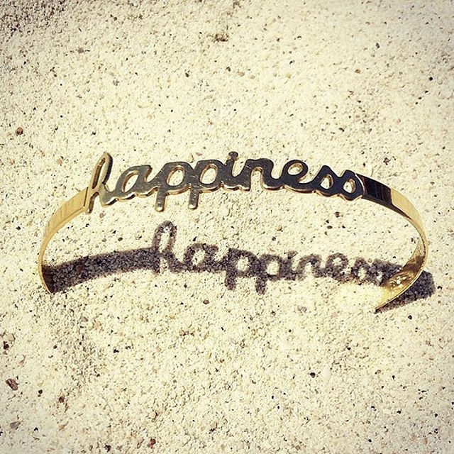 Bracelet message Happiness