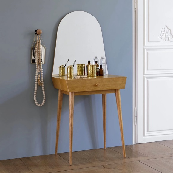 Coiffeuse bois style scandinave