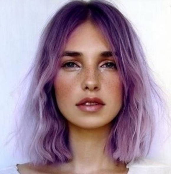 Coloration cheveux violet