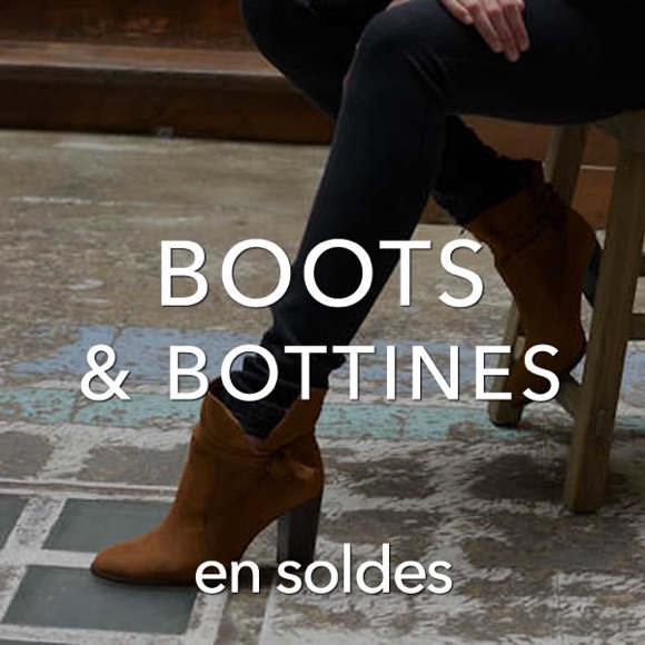 Boots bottines soldes