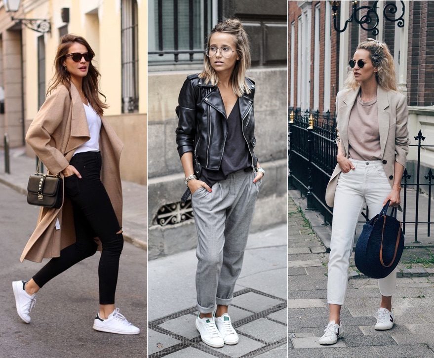 Look chic baskets blogueuse mode