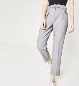 Pantalon Femme Gris Clair Missguided - Taille 6 - Coupe Fuseau - Taille Haute - Occasion Très Bon état